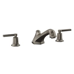 Phylrich 501-41 Hex Modern 9 1/2" Two Lever Handle Widespread/Deck Mounted Roman Tub Faucet