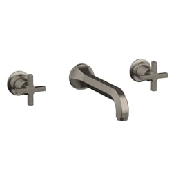 Phylrich 501-56 Hex Modern 8 1/4" Two Cross Handle Widespread/Wall Mount Roman Tub Faucet
