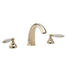 Phylrich K1158T Carrara 11 1/2" Two Marble Lever Handle Widespread/Deck Mounted Roman Tub Faucet