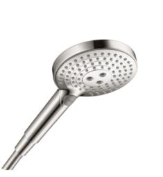 Hansgrohe 26531 Raindance Select S 120 4 3/4" Air 3-Jet Handshower with QuickClean, AirPower and Select Technologies