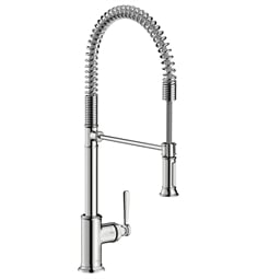 Hansgrohe 16582 Axor Montreux 24 1/2" Single Handle Deck Mounted Semi-Pro Kitchen Faucet