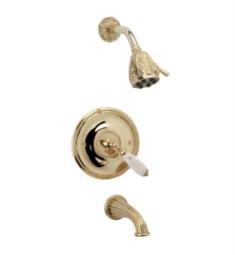 Phylrich PB2338 Valencia Marble Lever Handle Pressure Balance Tub and Shower Set