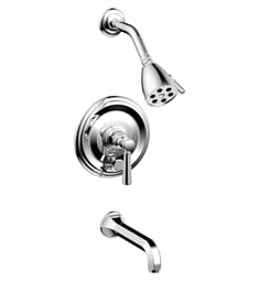 Phylrich 500-27 Hex Traditional Lever Handle Pressure Balance Tub and Shower Set