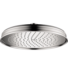 Hansgrohe 28374 Axor Montreux 9 1/2" 1.8 GPM Wall/Ceiling Mount Single-Function Round Showerhead