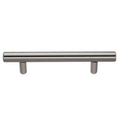 Smedbo B578 3 7/8" Center to Center Stainless Steel Bar Cabinet Pull in Brushed Stainless Steel