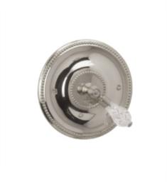 Phylrich PB2180TO Louis XIV Cut Crystal Pressure Balance Tub and Shower Plate with Crystal Lever Handle Trim Only
