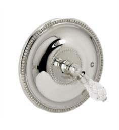Phylrich PB3180TO Louis XIV Cut Crystal 7 1/4" Crystal Lever Handle Pressure Balance Shower Trim Only