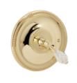 Phylrich PB3181TO Regent Cut Crystal 7 1/4" Crystal Lever Handle Pressure Balance Shower Trim Only