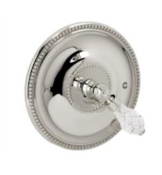 Phylrich PB3184TO Dolphin 7 1/4" Crystal Lever Handle Pressure Balance Shower Trim Only