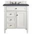 James Martin 050-S30-CSP-SNK 30" Single Bathroom Vanity Top with Rectangular Sink in Charcoal Soapstone Quartz