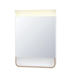 Ronbow E045612-E23 Unity 23 5/8" Rectangular Frameless LED Mirrored Medicine Cabinet in Glossy White
