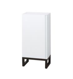 Ronbow E056111-W01 Marco 33 1/2" Freestanding Tall Side Cabinet with Solid Wood Door in White