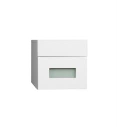 Ronbow 632612-E23 Kendra 11 7/8" Freestanding Drawer Bridge with Frosted Glass Drawer Front