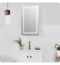 Ronbow 600718-SA Marquee 17 3/4" Metal Frameless Rectangular LED Bathroom Mirror in Satin Aluminum