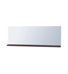 Ronbow E015125 Wide 53 1/2" Frameless Rectangular LED Bathroom Mirror with Solid Wood Shelf