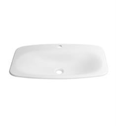 Ronbow E022104-WH 27 1/8" Single Bowl Era Rectangular Drop-In Bathroom Sink in White