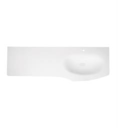 Ronbow E092766-1-A23 Forma 65 3/8" Single Bowl Rectangular Drop-In Bathroom Sink in Glossy White