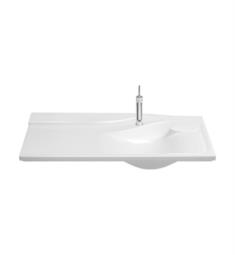 Ronbow E092842-1 41 3/4" Single Bowl Vento Rectangular Drop-In Bathroom Sink