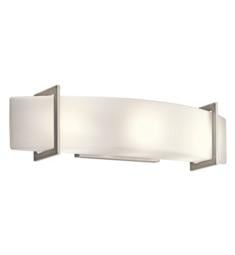 Kichler 45220NI Crescent View 3 Light 24" Incandescent Linear Bath Light in Brushed Nickel