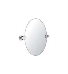 Watermark 111-0.9B Sutton 24" Frameless Wall Mount Oval Swivel Bathroom Mirror