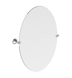 Watermark 205-0.9B Gramercy 24" Frameless Wall Mount Oval Swivel Bathroom Mirror