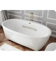 BainUltra BSCVOF00 Scala 72" Customizable Freestanding Bath Tub
