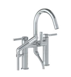 Watermark 111-8.2 Sutton 9 1/4" Three Handle Deck Mounted Exposed Tub Filler with Handshower