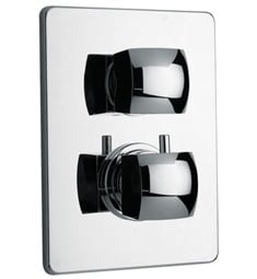 LaToscana 89PW691 Lady Thermostatic Shower Valve with 2 Way Diverter Volume Control in Brushed Nickel