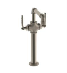 Watermark 38-1EX10-N-EV4 Elan Vital 15 1/8" Single Hole Monoblock Bathroom Sink Faucet with Lever Handle