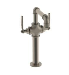 Watermark 38-1EX8-M-EV4 Elan Vital 13 1/8" Single Hole Monoblock Bathroom Sink Faucet with Lever Handle