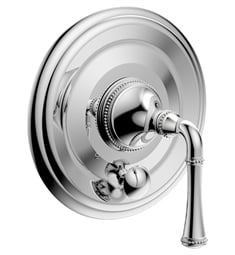 Phylrich 4-129 Beaded Pressure Balance Shower Plate with Diverter and Lever Handle Trim Set