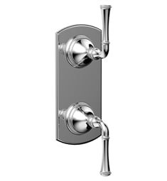 Phylrich 4-131 Beaded 4" Mini Thermostatic Shower Trim with Two Lever Handle